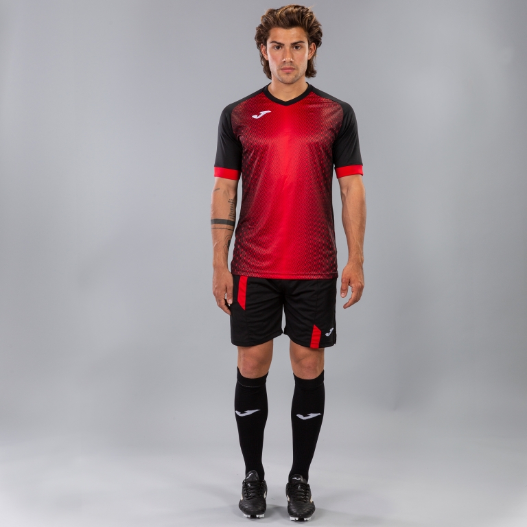 Camiseta SUPERNOVA Negro-Rojo - ZENO Deportes